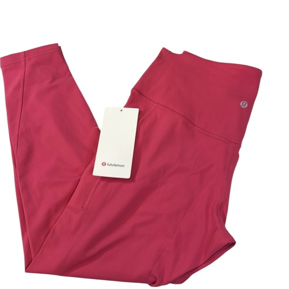 Lululemon Align High-Rise Pant 25” Pockets in Raspberry Coulis - Picture 2 of 10